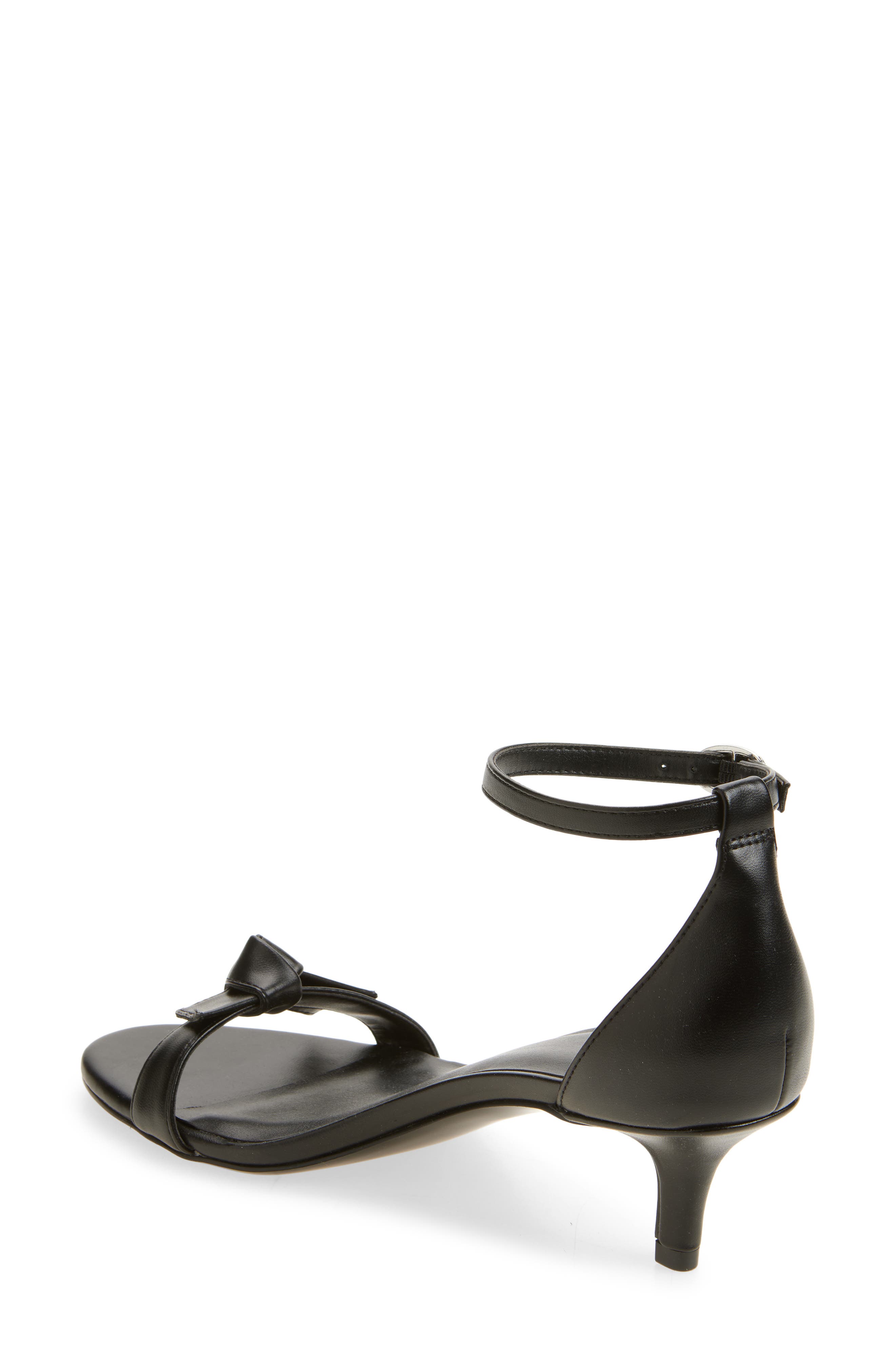 NORDSTROM RACK Teagan Ankle Strap Sandal, Alternate, color, Black