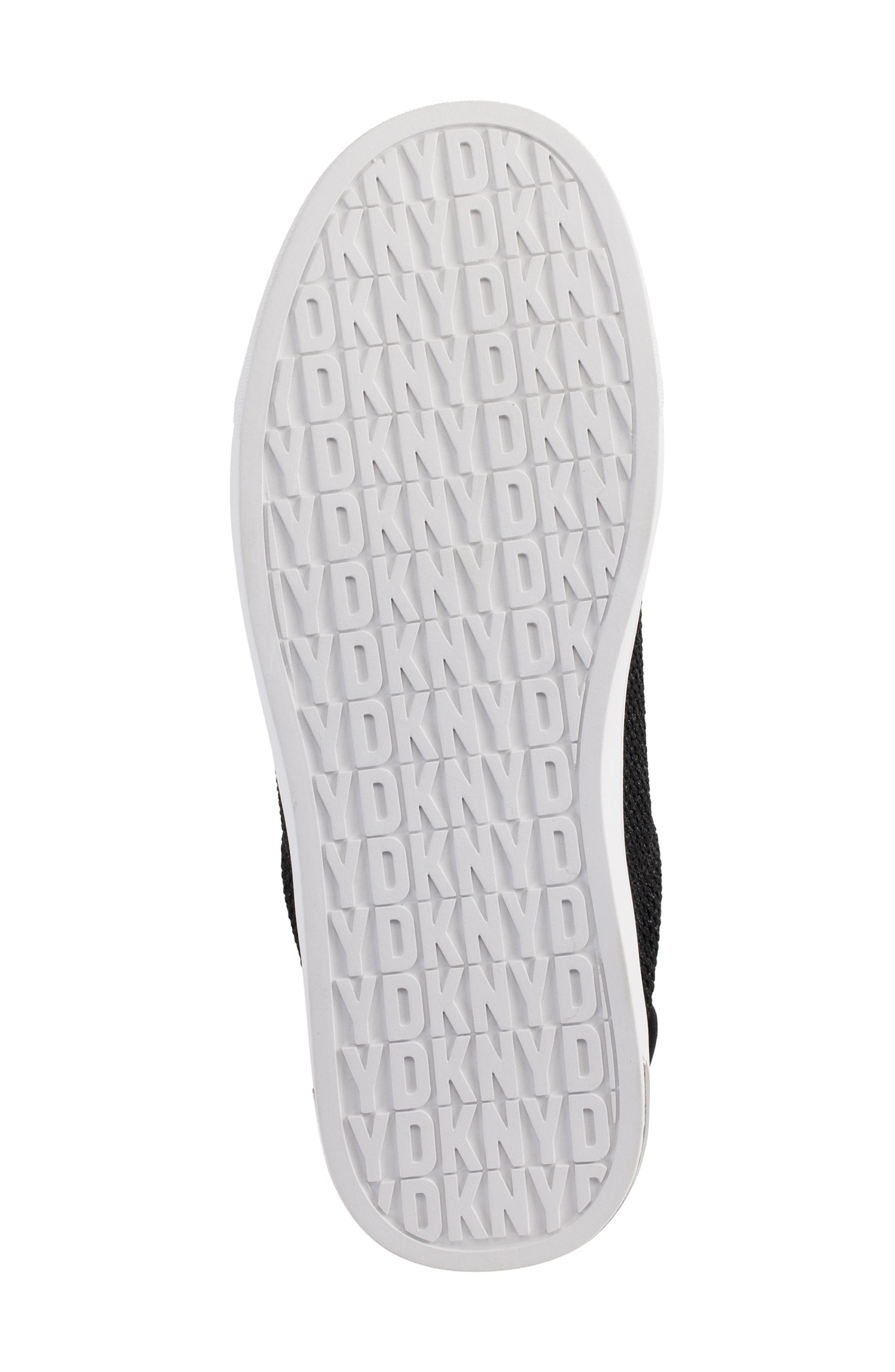 DKNY Mesh Sneaker, Alternate, color, Black