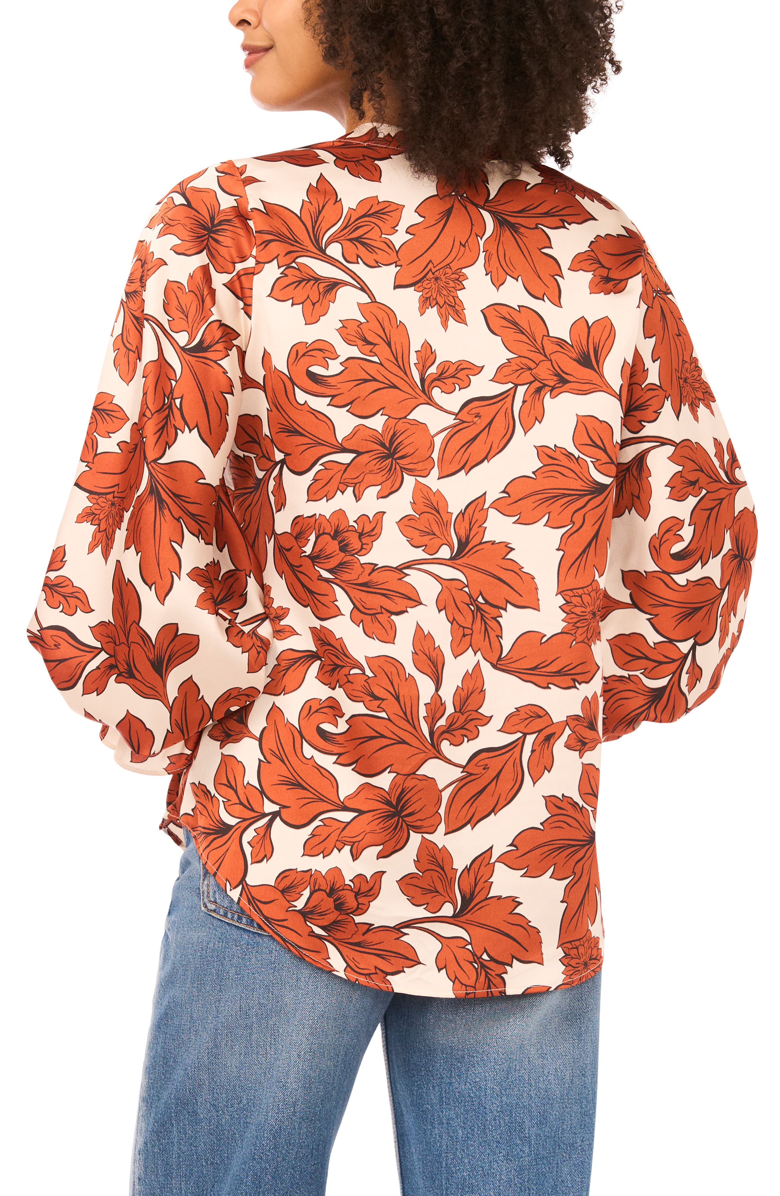 Floral Satin Top - image 2