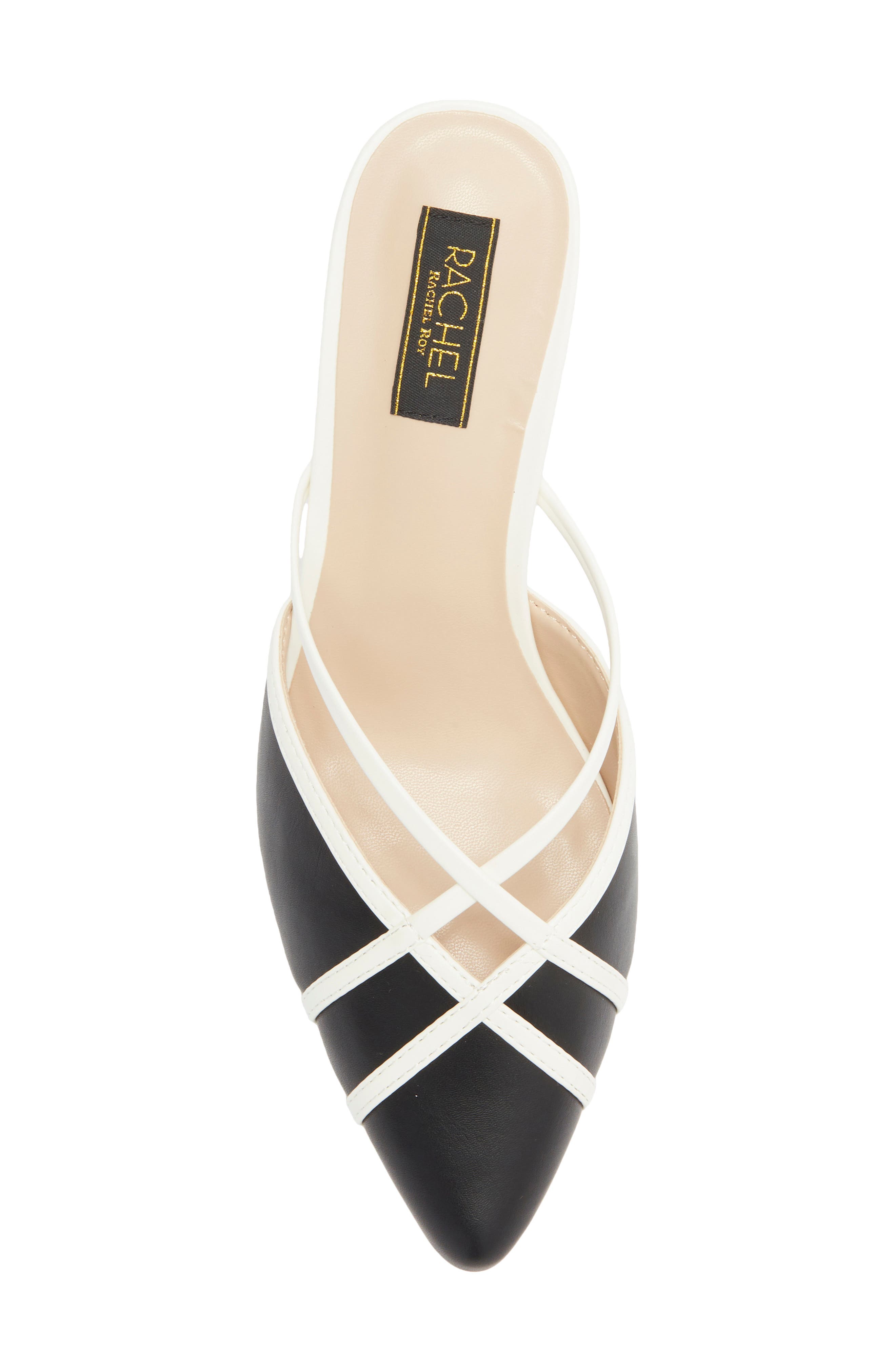 RACHEL Rachel Roy Emelia Mule, Alternate, color, Black/ White