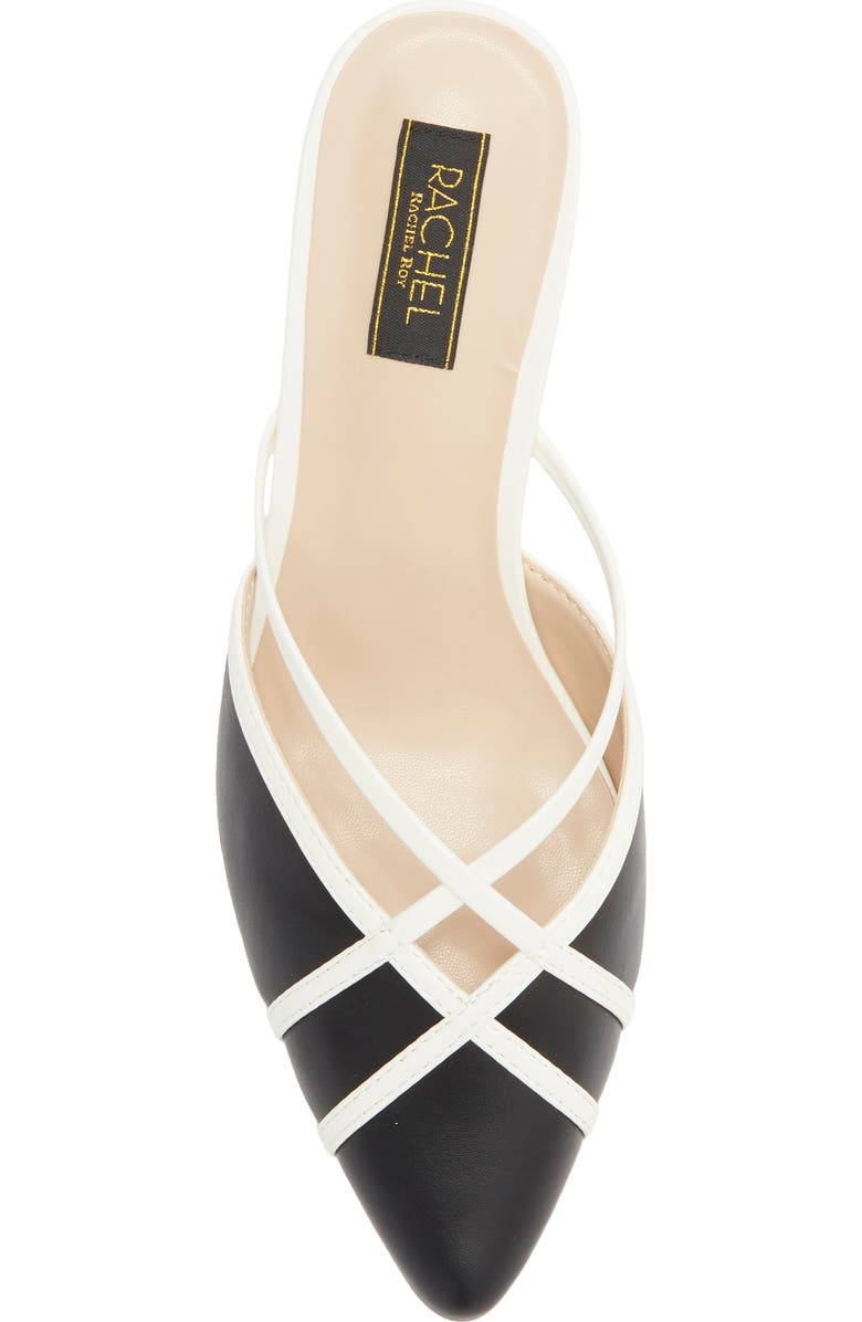 RACHEL Rachel Roy Emelia Mule, Alternate, color, Black/ White