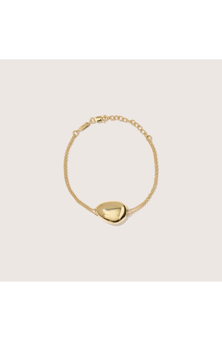 Otiumberg 14kt Gold Vermeil Pebble Bracelet, Main, color, Yellow Toned Gold