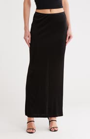 Helmut Lang Fluid Jersey Maxi Skirt
