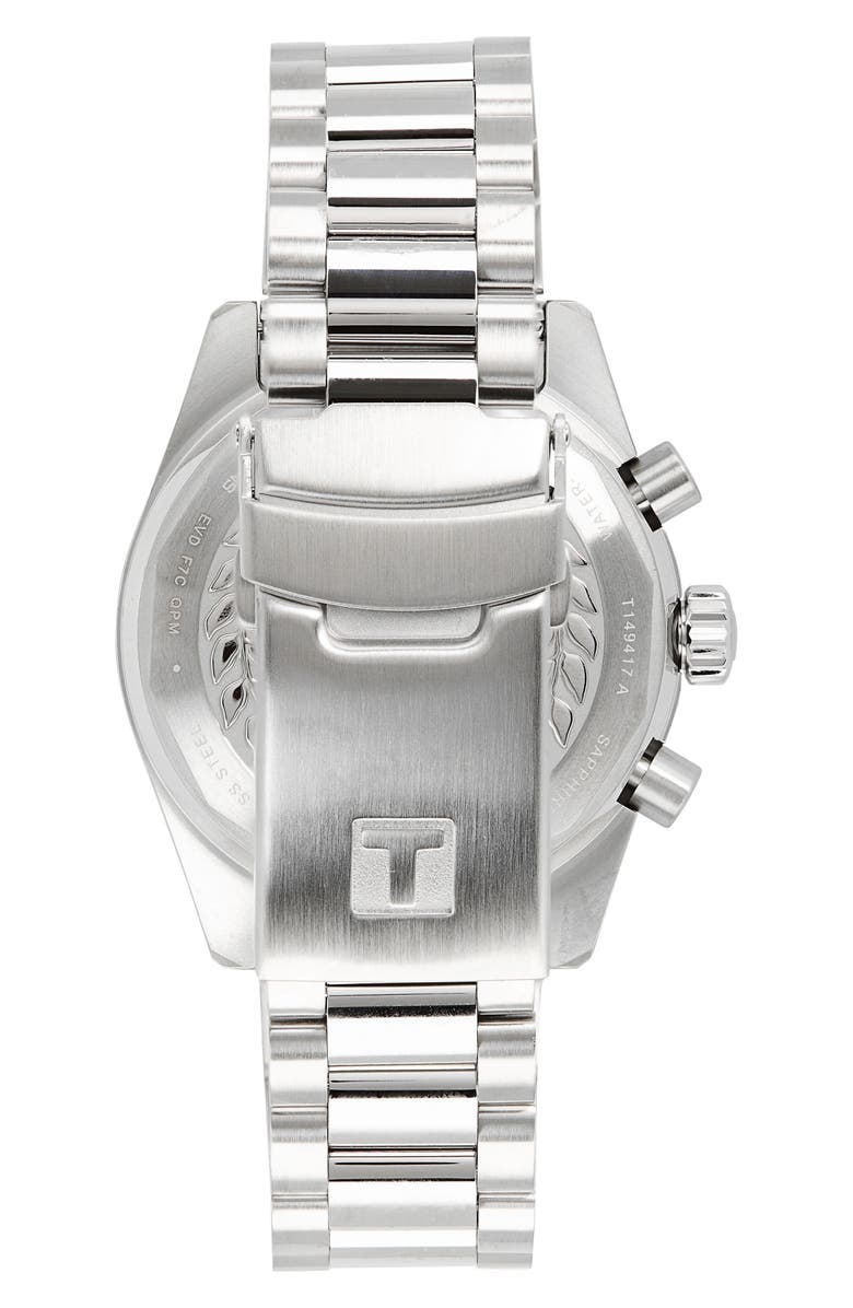 Tissot PR516 Bracelet Chronograph Watch, 40mm, Alternate, color, Blue