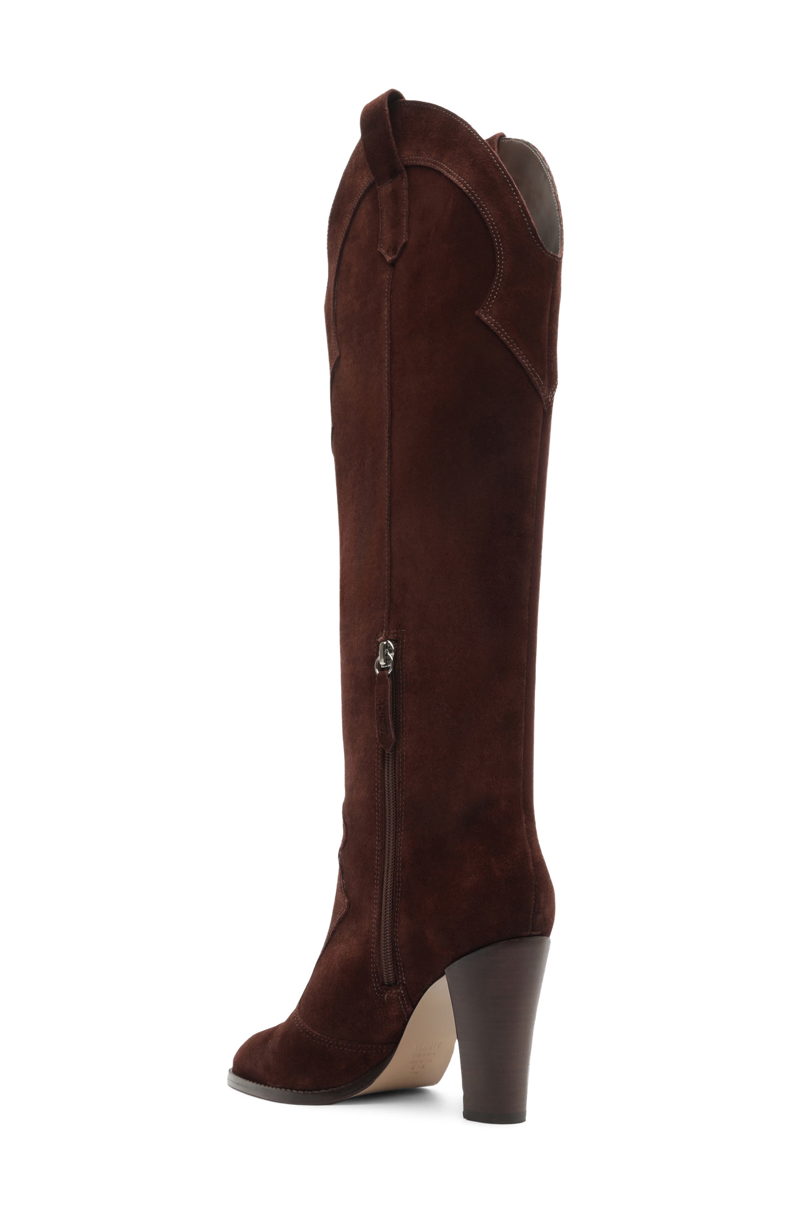 Miller Up Leather Knee High Boot, Alternate, color, MAPLEWOOD