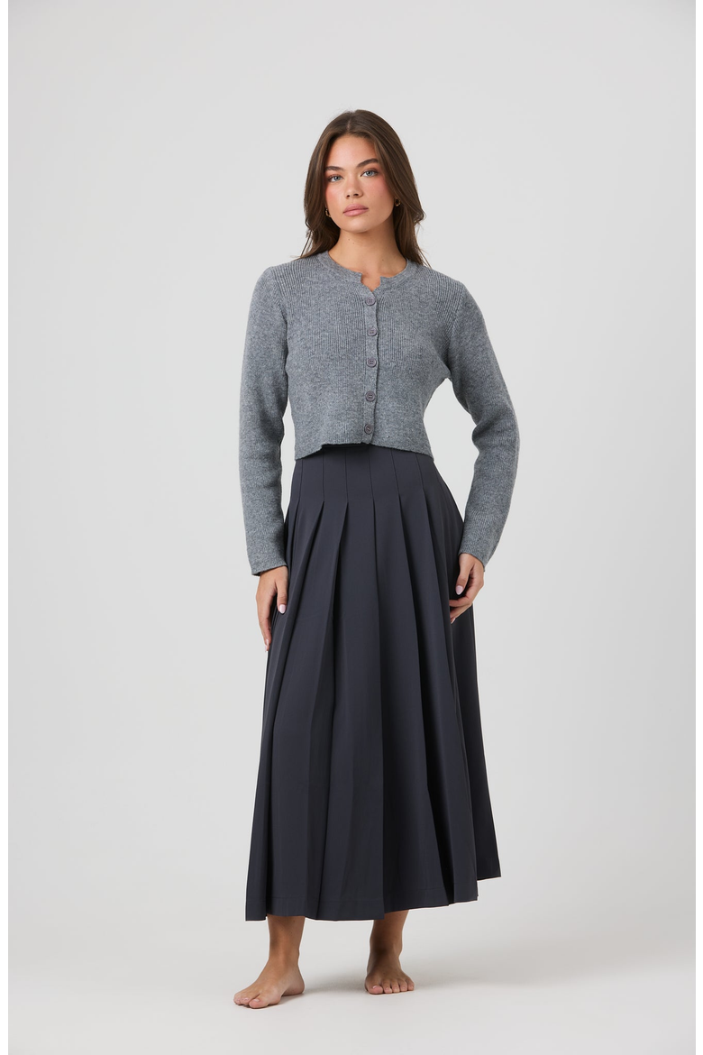 Gia Skirt, Alternate, color, Grey
