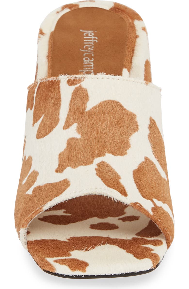 Jeffrey Campbell Colossal Big Heel Genuine Calf Hair Mule, Alternate, color,