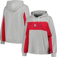 PROFILE Women's Profile Heather Gray St. Louis Cardinals Plus Size Pullover Jersey Hoodie