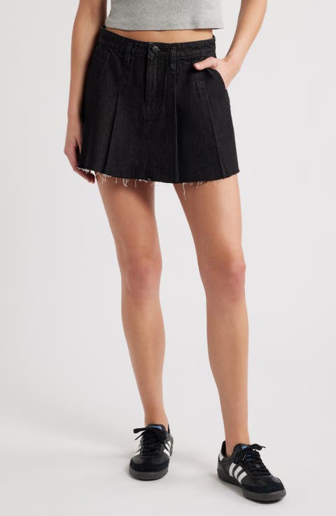 Women's Black Jean & Denim Skirts | Nordstrom