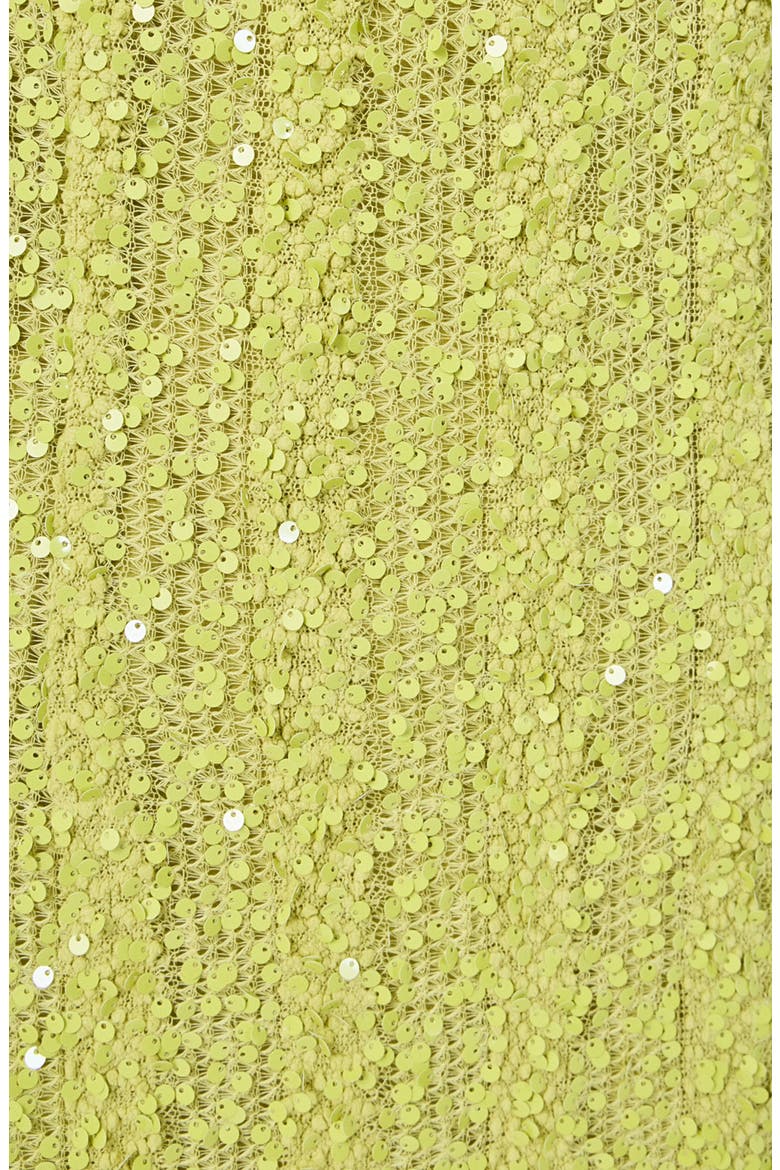 Sequin Halter Maxi Dress, Alternate, color, AVOCADO