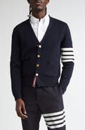 Thom Browne 4-Bar Milano Knit Cardigan
