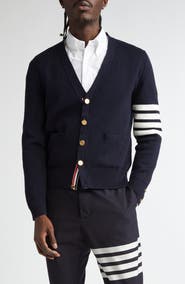 Thom Browne 4-Bar Milano Knit Cardigan