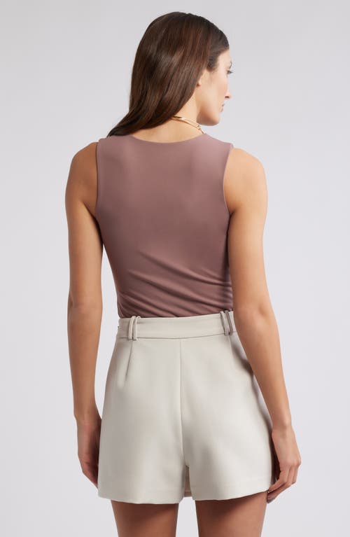 Open Edit Smooth Edit Crewneck Tank In Purple Taupe