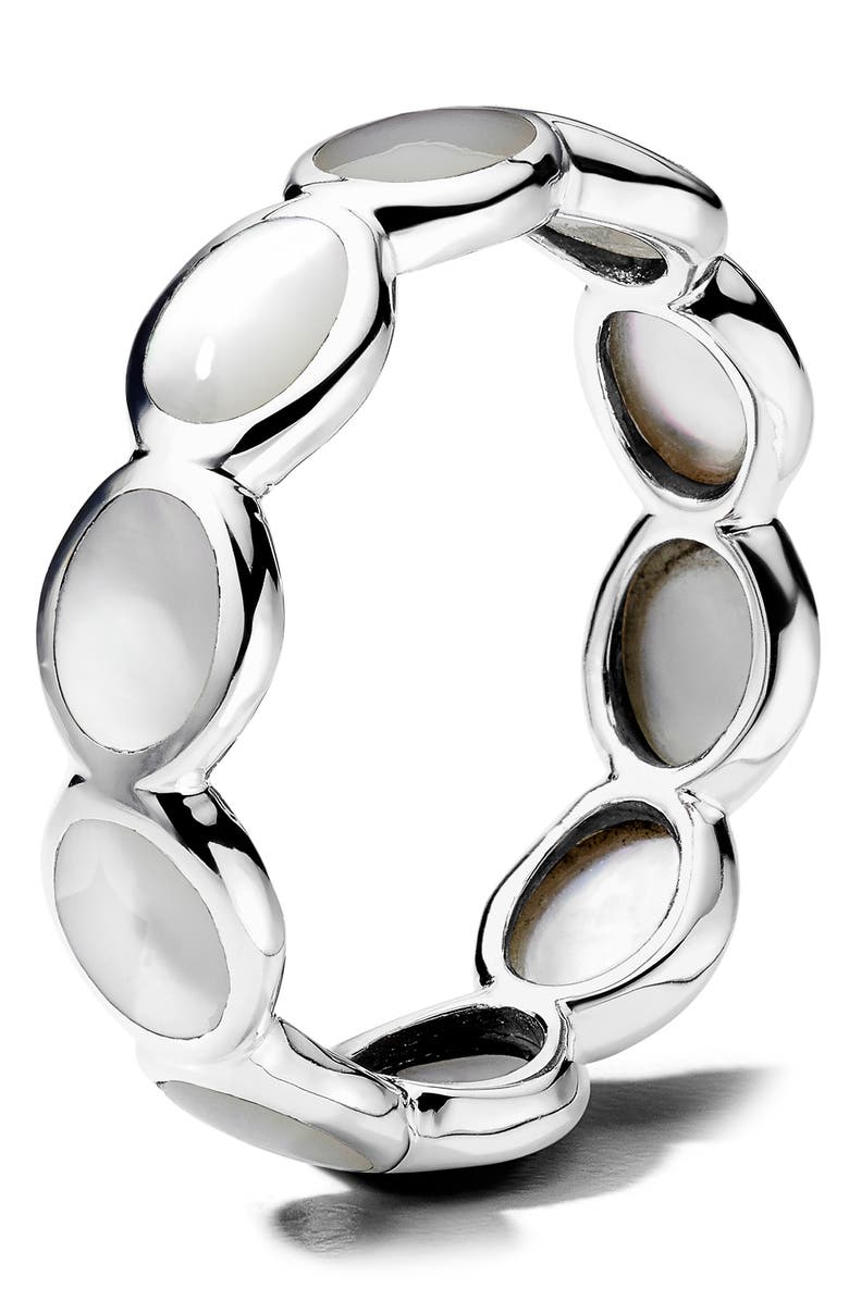 Ippolita Rock Candy Mother-of-Pearl Ring, Alternate, color, Sterling Silver
