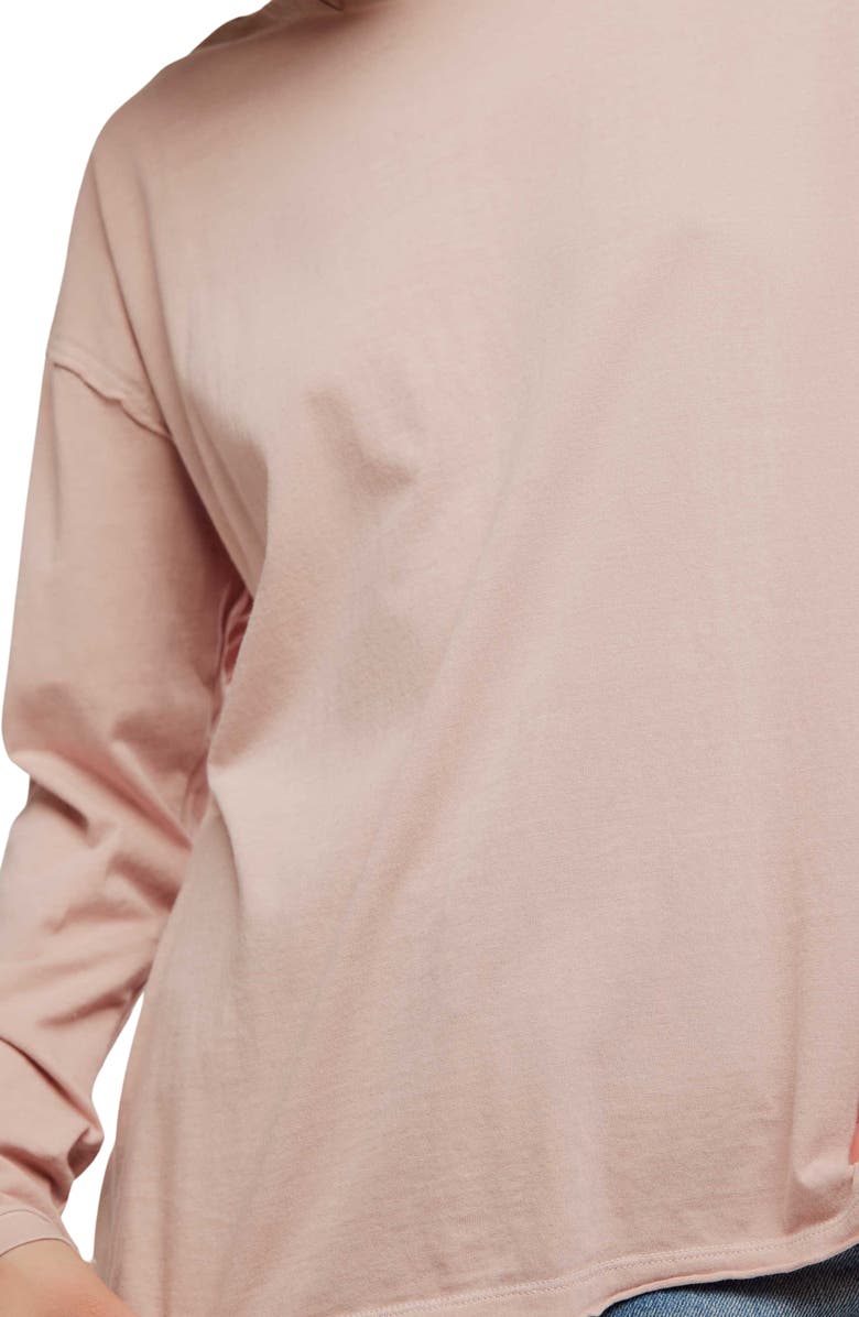 Free People Nina Long Sleeve T-Shirt, Alternate, color, Cashmere