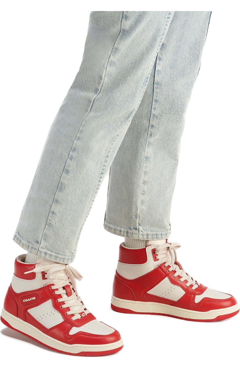 COACH Retro High Top Sneaker, Alternate, color,
