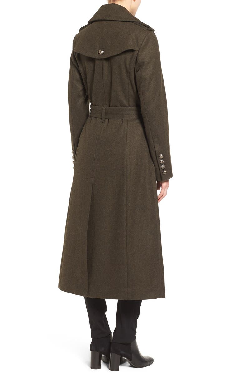 London Fog Double Breasted Trench Coat, Alternate, color,