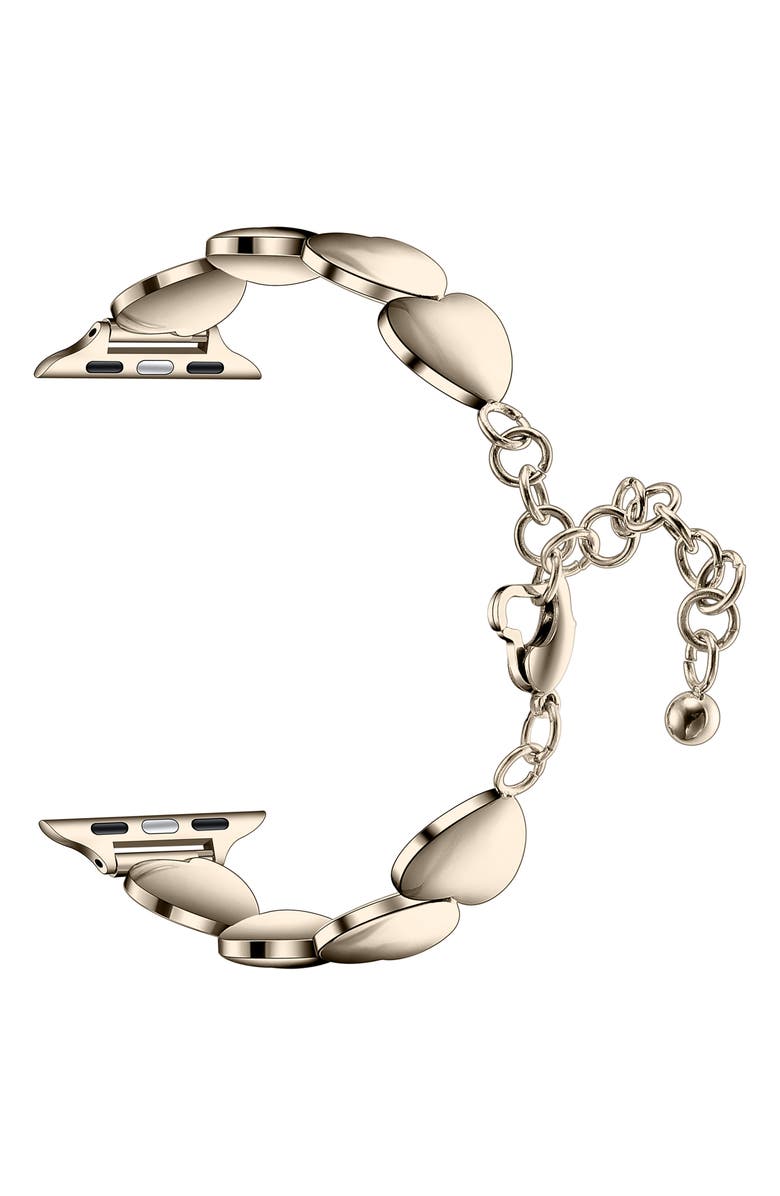 The Posh Tech Lover Heart Bracelet Apple Watch<sup>®</sup> Watchband, Alternate, color, Starburst