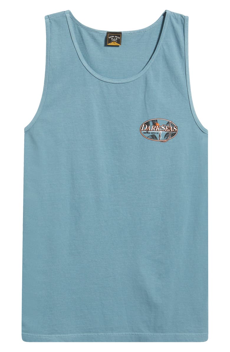 DARK SEAS Tropical Night Cotton Graphic Tank, Main, color,