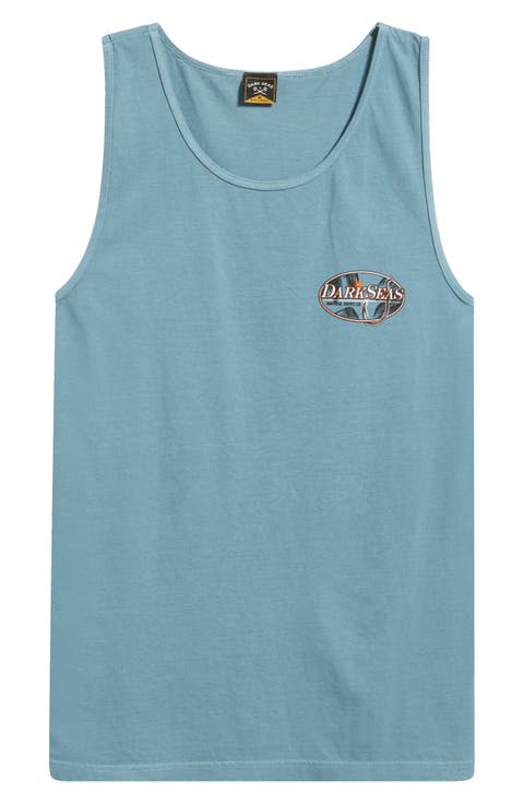 Tropical Night Cotton Graphic Tank