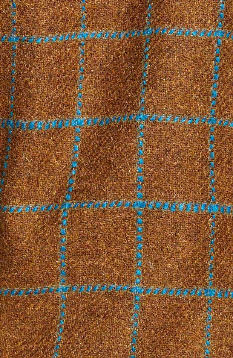 Smythe Equestrian Windowpane Check Wool Blazer, Alternate, color,