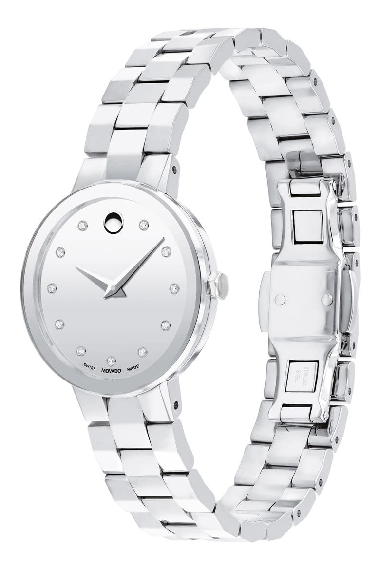 Bracelet Watch, Alternate, color, SILVER DIAL