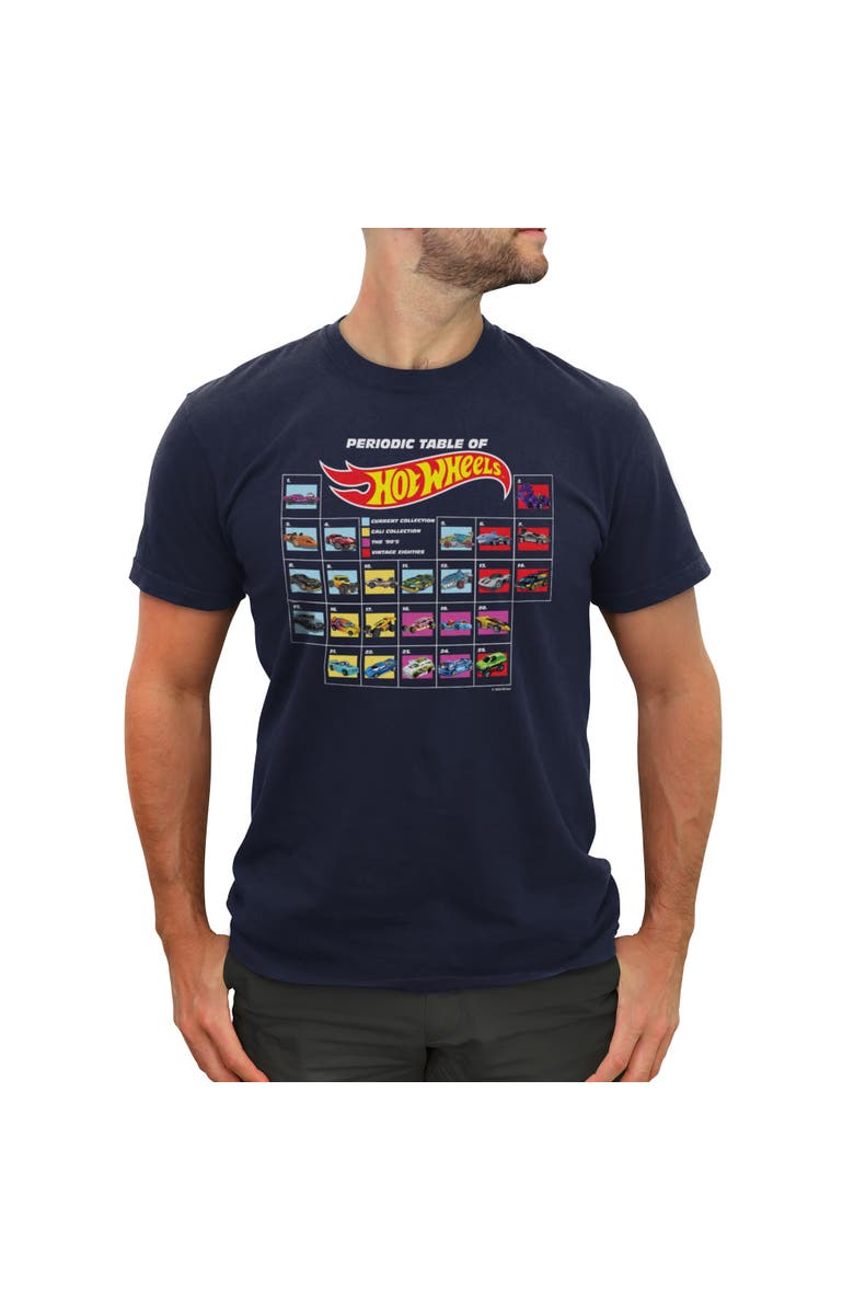 Hot Wheels Men's Hot Wheels Periodic Table Graphic T-Shirt, Main, color, Navy Blue
