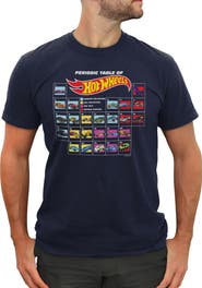 Hot Wheels Men's Hot Wheels Periodic Table Graphic T-Shirt