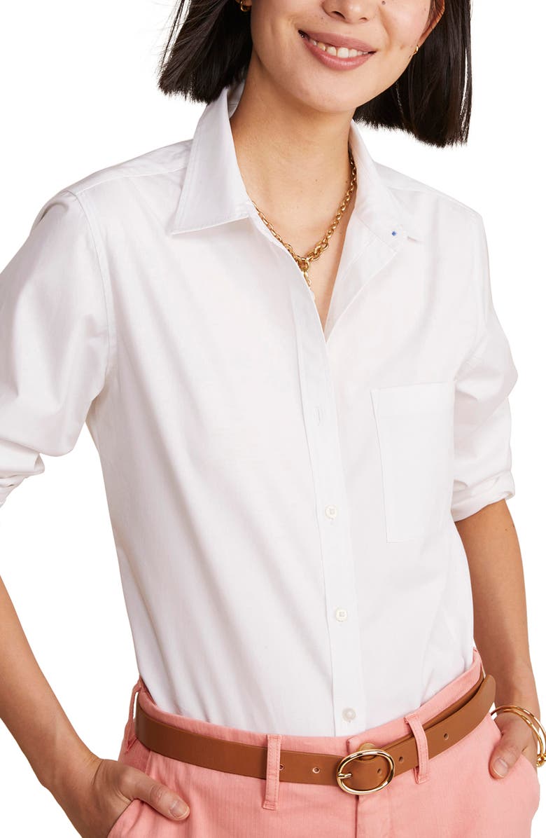 vineyard vines Stretch Cotton Button-Up Shirt, Main, color, 