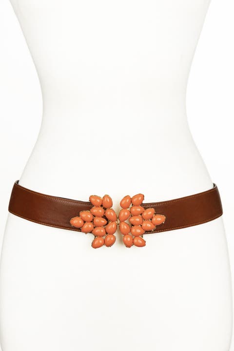 Jaclyn Chain Leather Belt
