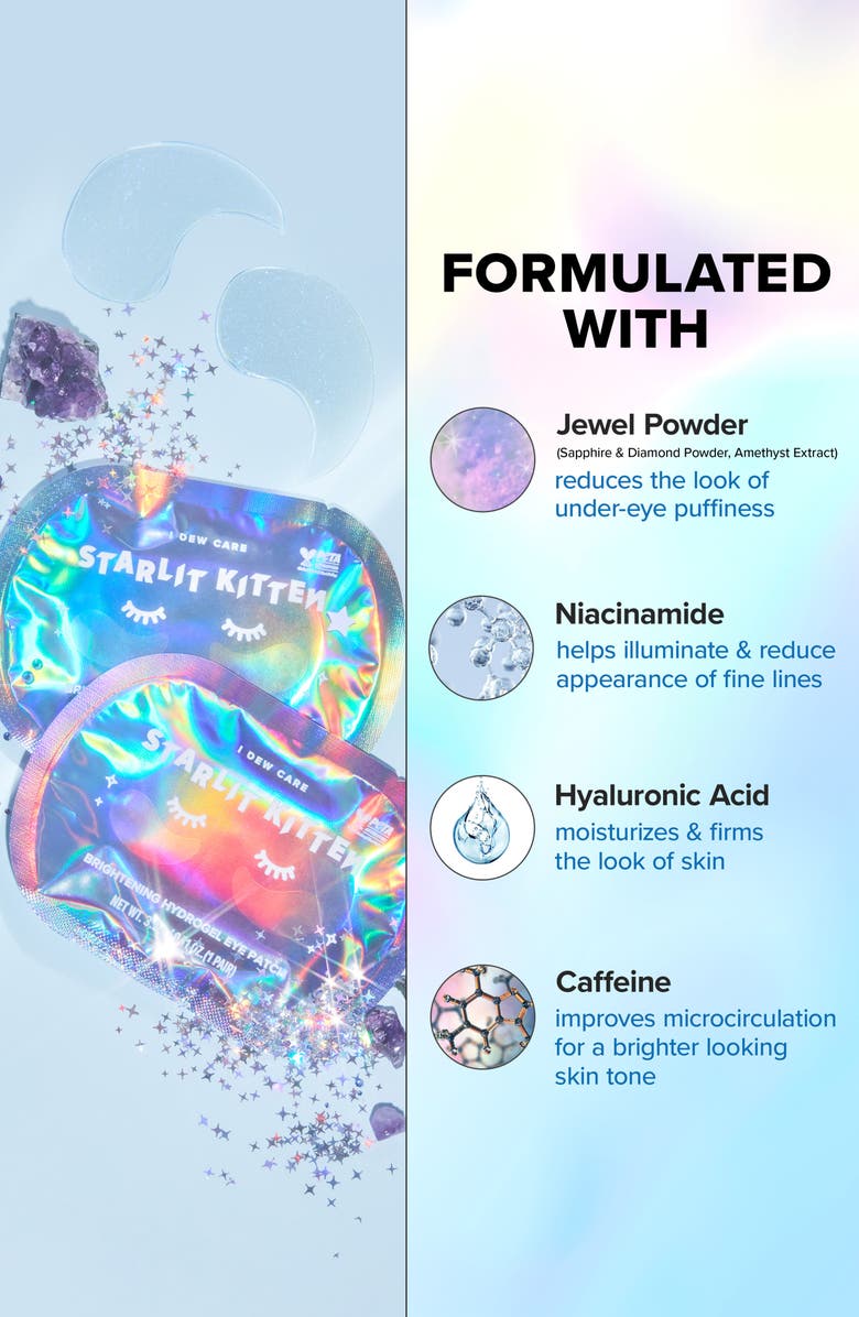 I DEW CARE Starlit Kitten 5-Pack Eye Patches, Alternate, color,