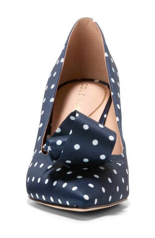 Cole Haan Florette Pointed Toe Pump In Blue