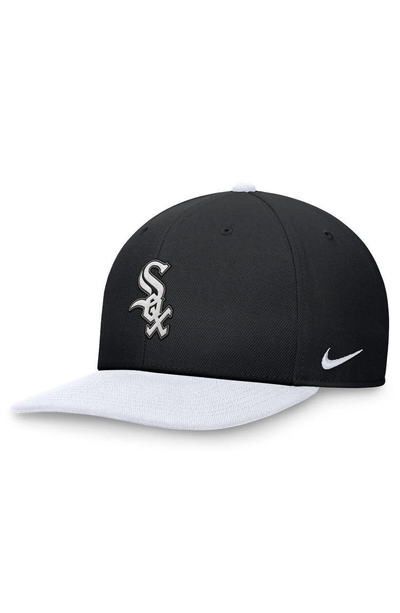 Nike Men's Nike Black/White Chicago White Sox Two-Tone Snapback Hat, Main, color, Black