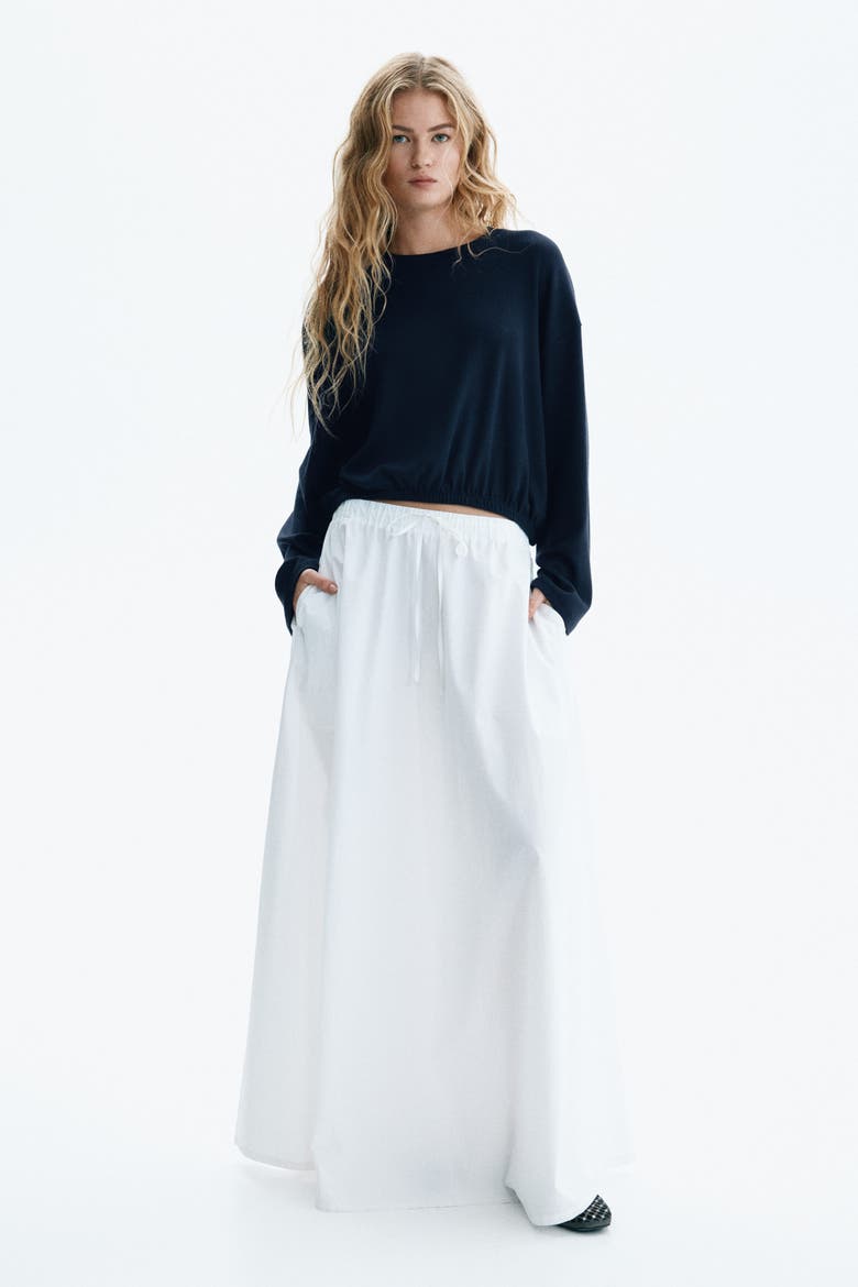 Oversized Top, Alternate, color, Navy blue