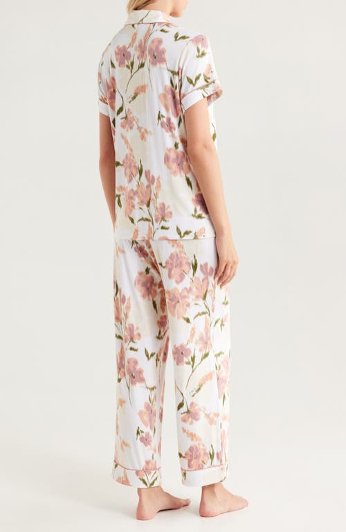 Nordstrom Moonlight Eco Crop Pajamas In Brown