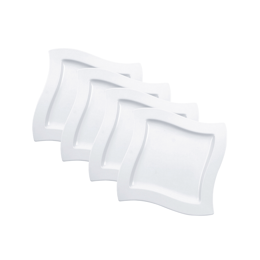 Villeroy & Boch New Wave Salad Plates, Set Of 4 In White