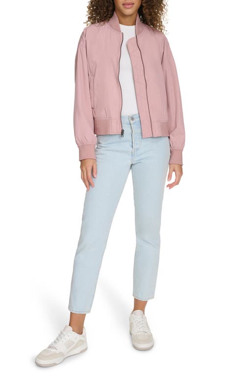 Levi's Relaxed Bomber Jacket In Dusty Rose