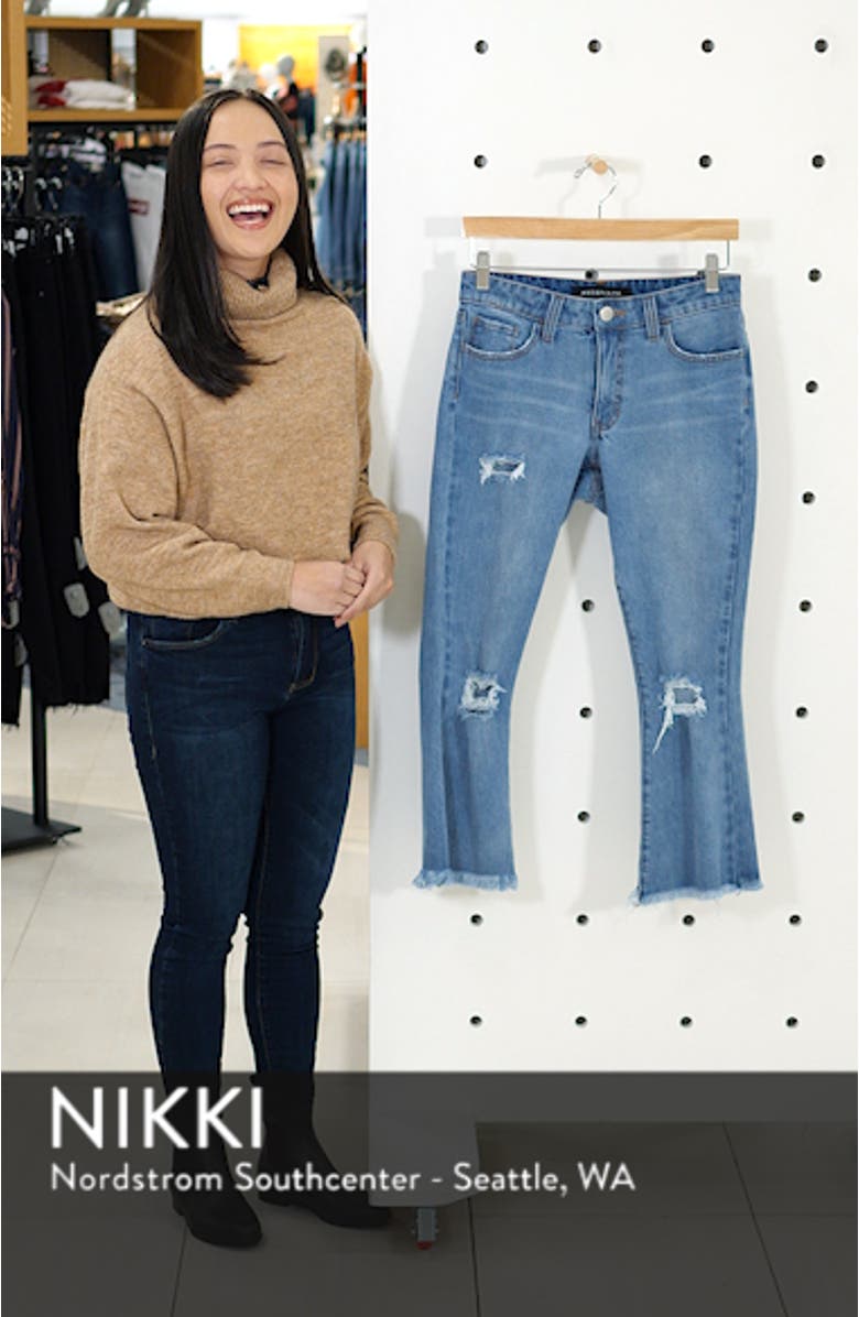 Ripped Crop Flare Jeans, sales video thumbnail