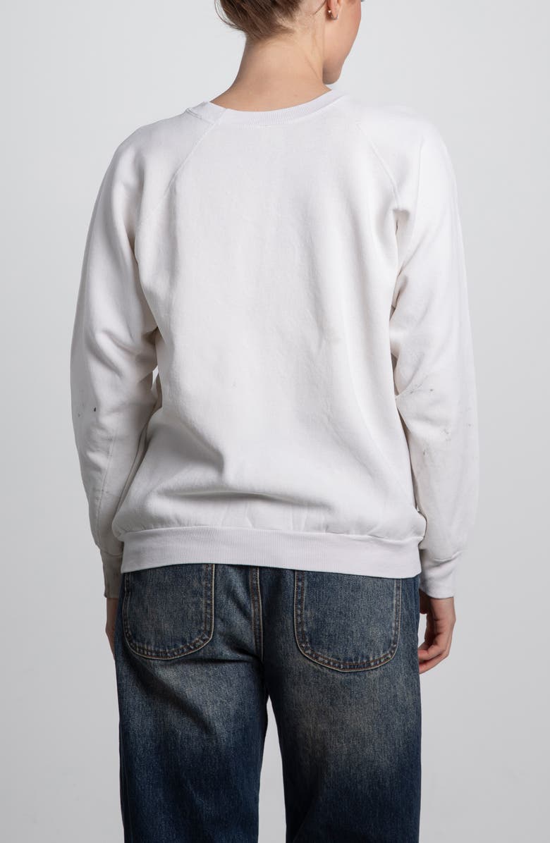 Elwood Vintage '89 Buffalo Sabres Sweatshirt, Alternate, color, White