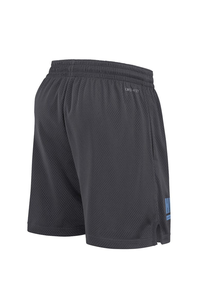 Jordan Brand Men's Jordan Brand Anthracite North Carolina Tar Heels 2024 Sideline Performance Mesh Shorts, Alternate, color, 