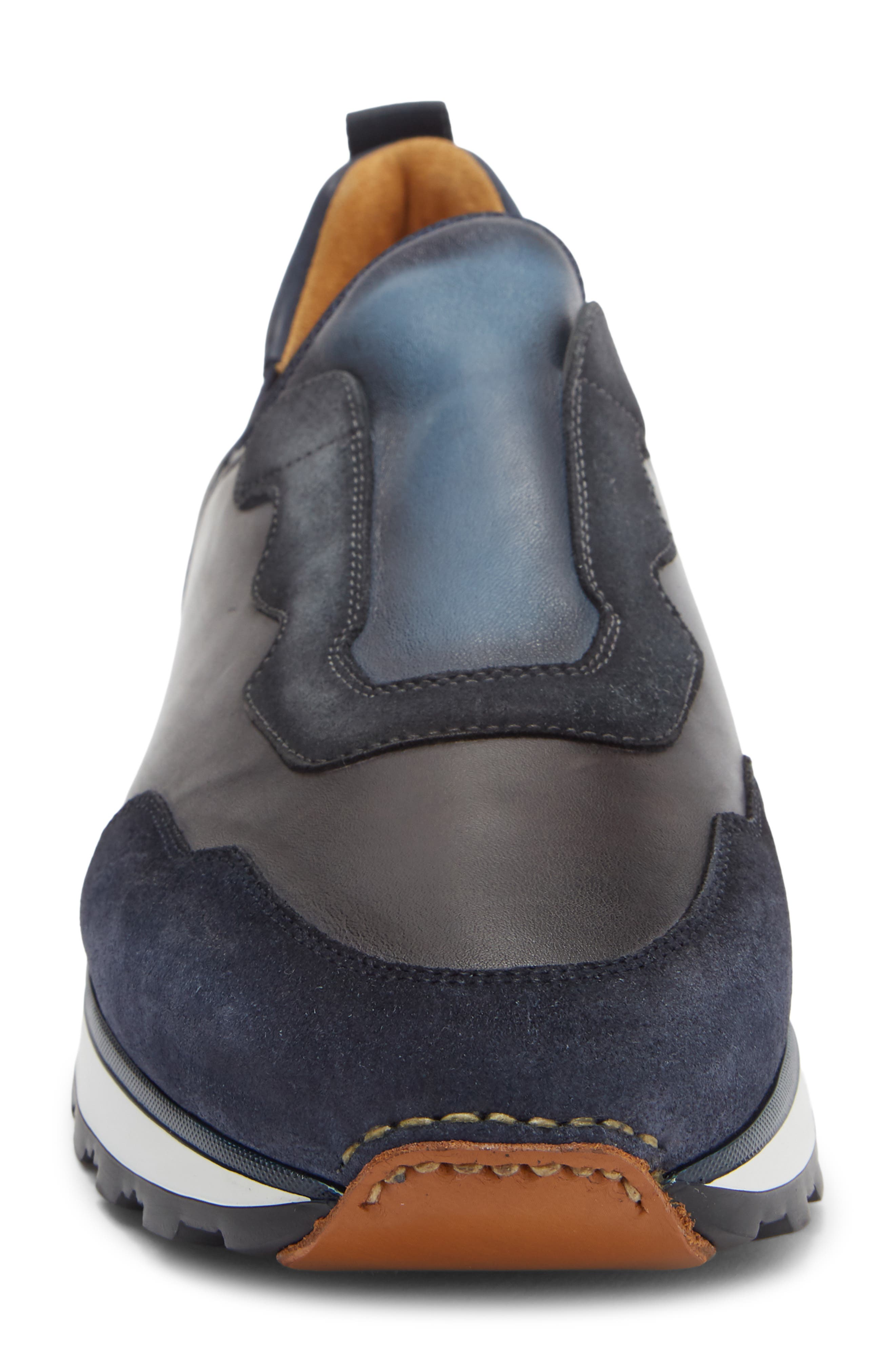 Magnanni Arco Slip-On Sneaker, Alternate, color, Navy