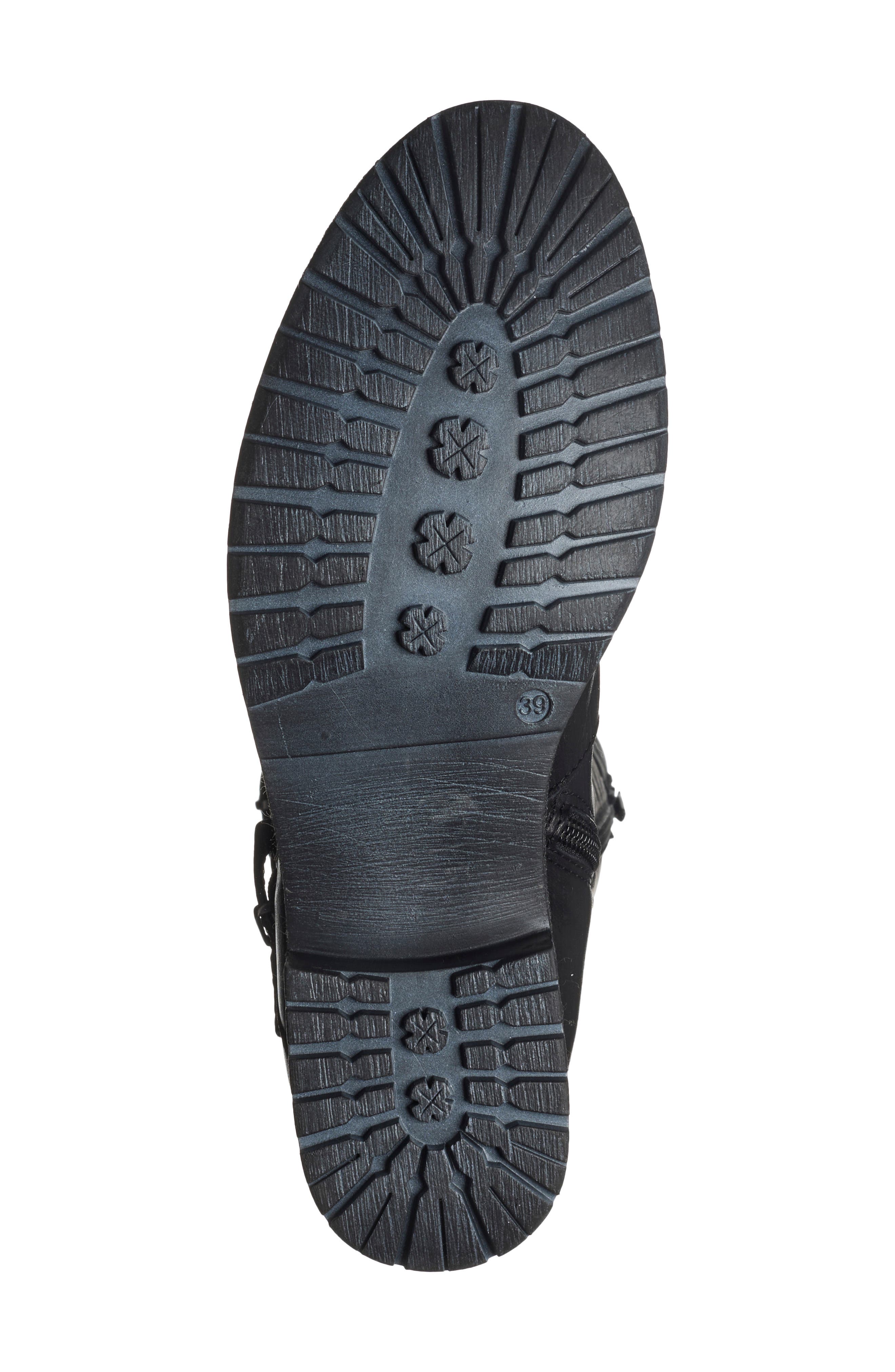Payson Tall Leather Boot, Alternate, color, BLACK