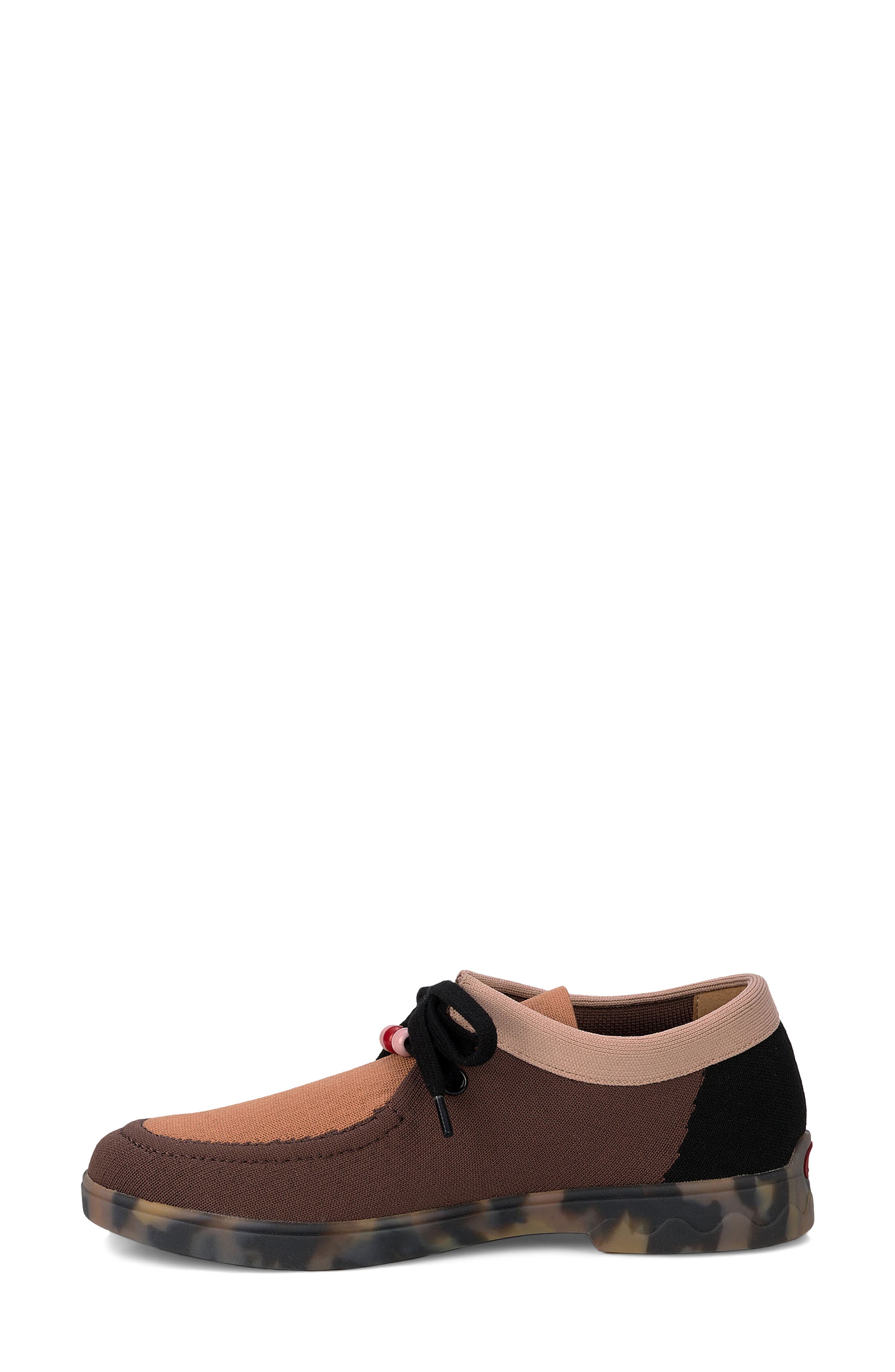 Greer Water Resistant Lace-Up Shoe, Alternate, color, BROWN MULTI KNIT