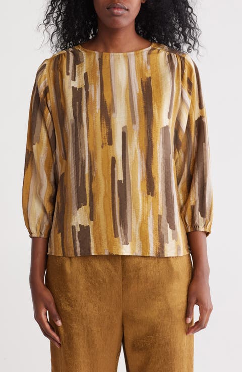 Crinkle Dolman Sleeve Shirt