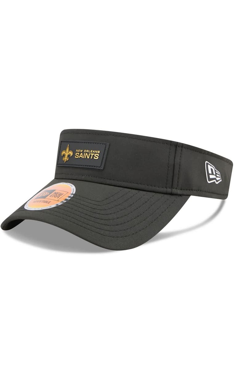New Era Men's New Era Black New Orleans Saints 2025 Sideline  Visor, Main, color, 