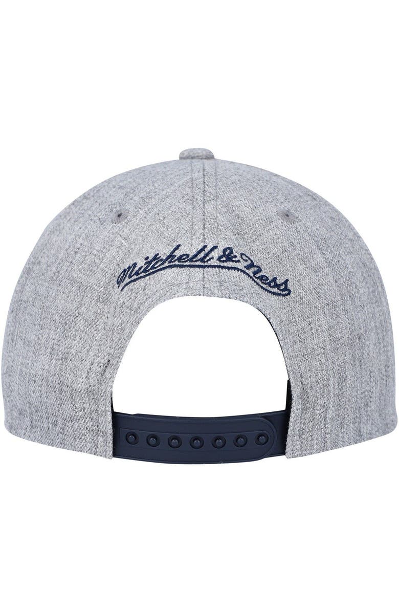 Mitchell & Ness Men's Mitchell & Ness Heather Gray Minnesota Timberwolves Hardwood Classics 2.0 Snapback Hat, Alternate, color,
