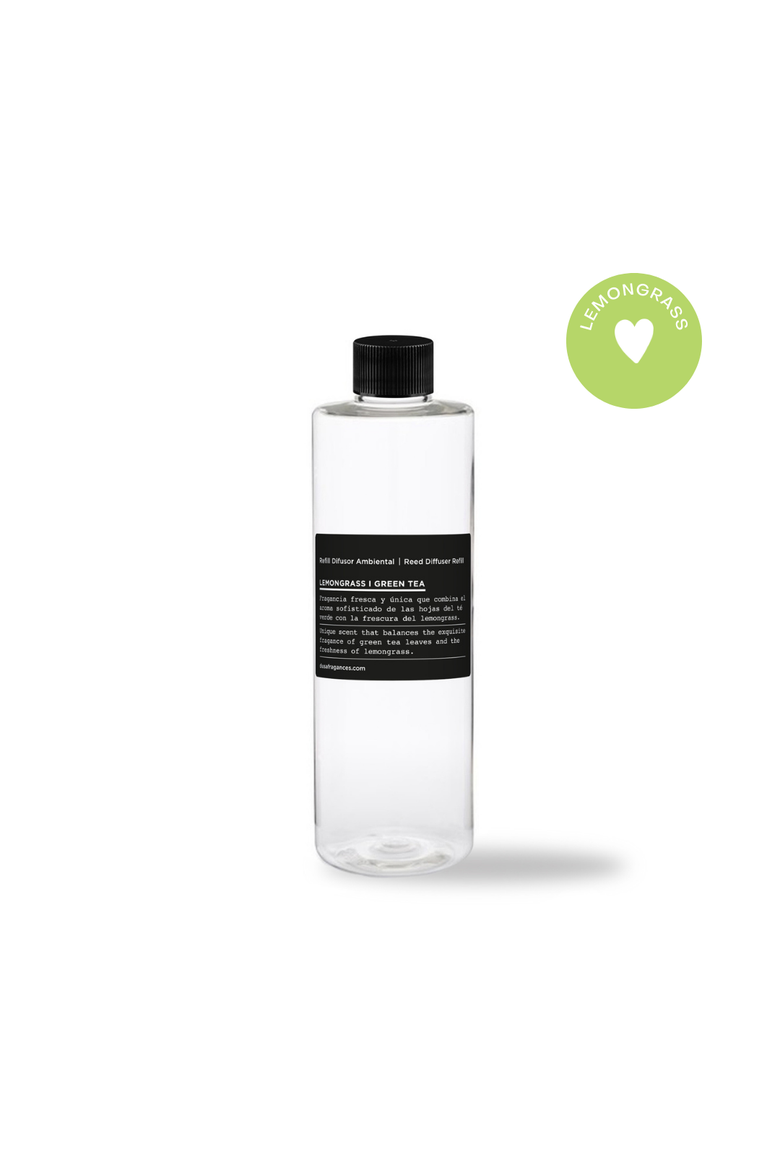 Lemongrass I Green Tea - 5 Fl Oz Reed Diffuser Liquid Refill, Main, color, Lemongrass