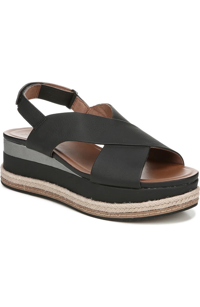 Naturalizer Baya Espadrille Wedge Sandal, Main, color,