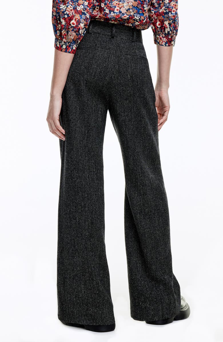 Smythe Pleated Tweed Pants, Alternate, color, 