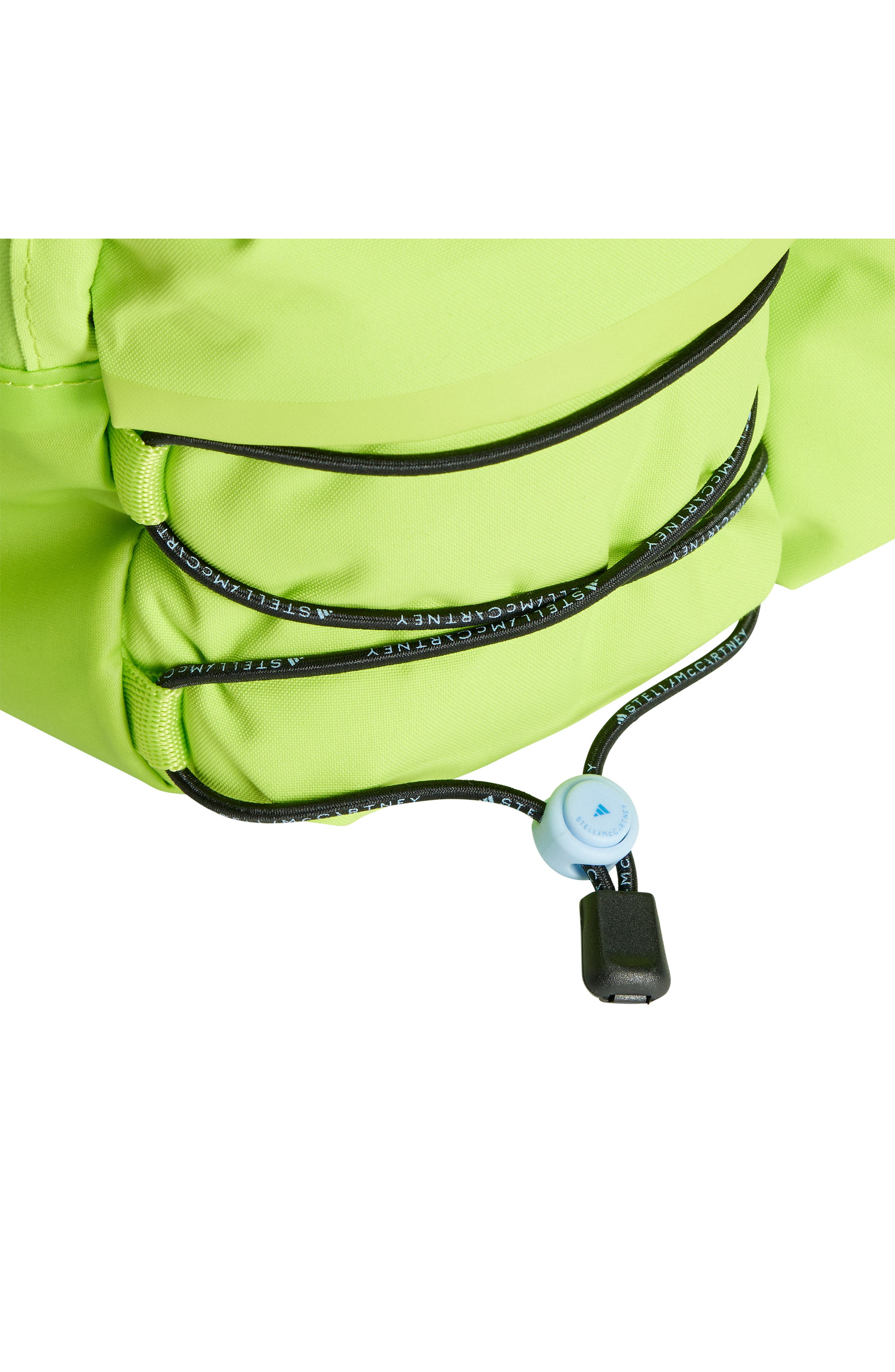 adidas by Stella McCartney Recycled Polyester Belt Bag, Alternate, color, Semi Solar Slime